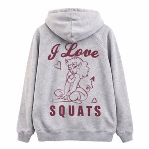 Gymshark I Love Squats Graphic Hoodie